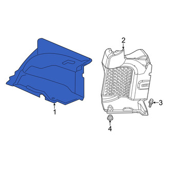 Jeep OE - Rear Left Floor Carpet