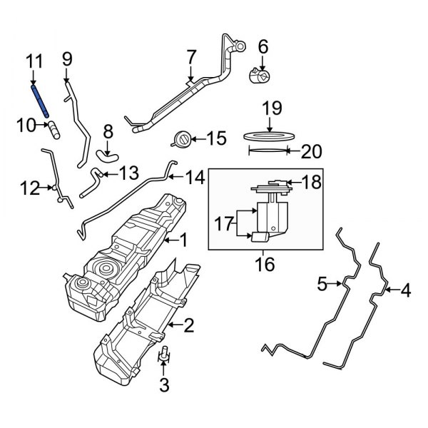 Evaporative Emissions System Lines