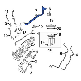 Jeep OE - Lower Fuel Tank Filler Neck
