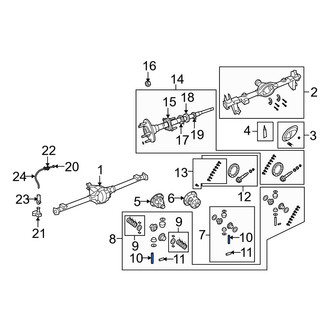 Jeep OE - Differential Pinion Shaft