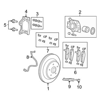 Jeep OE - Rear Suspension - Brake Components