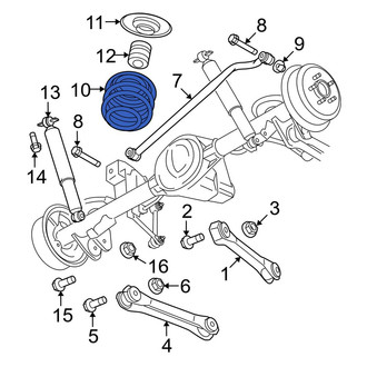 Jeep OE - Rear Coil Spring