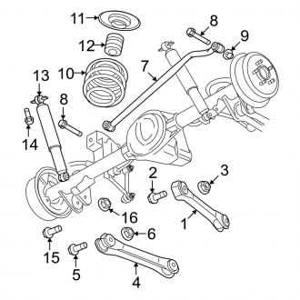 2011 Jeep Wrangler OEM Suspension Parts | Shocks, Struts — 