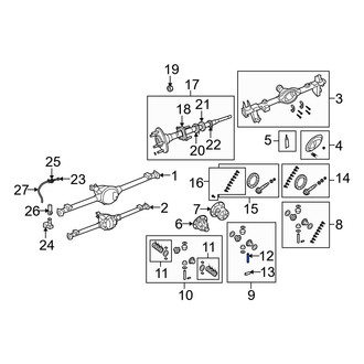 Jeep OE - Differential Pinion Shaft