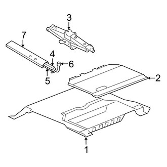 Jeep OE - Rear Body & Floor - Interior Trim (Rubicon / Sahara / Sport)