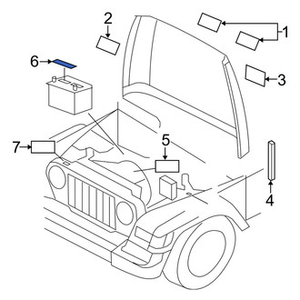 Jeep OE - Engine Decal