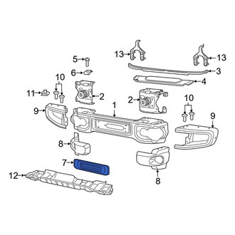 Jeep OE - Front Lower Bumper Cover Spacer Panel