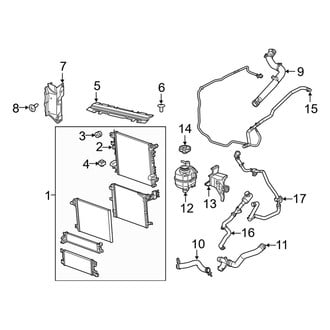 Jeep OE - Cooling - Radiator & Components (Primary), (2.0L)