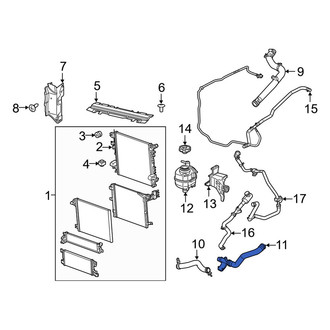 Jeep OE - Upper Radiator Coolant Hose