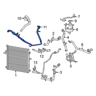 Jeep OE - Engine Coolant Pipe
