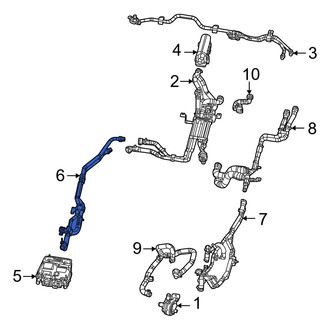 Jeep OE - Drive Motor Inverter Coolant Line