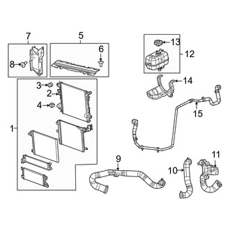 Jeep OE - Cooling - Radiator & Components (Primary), (6.4L)