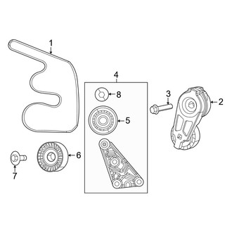 Jeep OE - Cooling - Belts & Pulleys (6.4L)