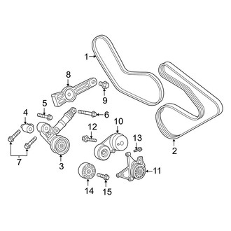 Jeep OE - Cooling - Belts & Pulleys (3.6L MILD HYBRID EV-GAS (MHEV))