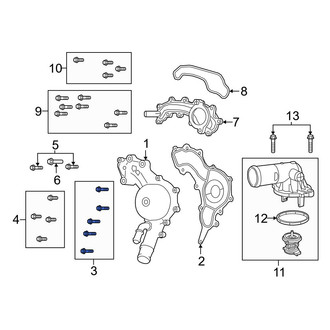 Jeep OE - Cooling System Crossover Line Bolt