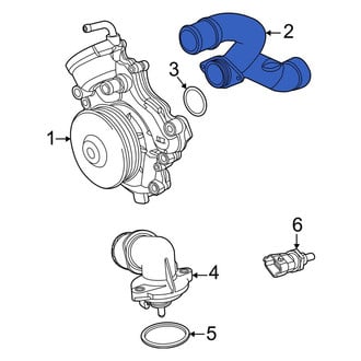 Jeep OE - Engine Coolant Pipe