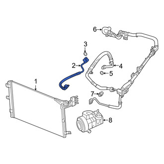 Jeep OE - A/C Refrigerant Discharge Hose