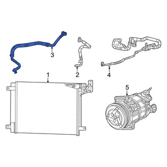 Jeep OE - A/C Refrigerant Suction Hose