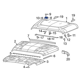 Jeep OE - Front Hood Hinge