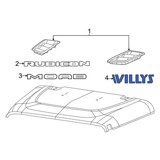 Jeep OE - Front Hood Decal
