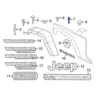 Jeep OE - Fender Flare Clip