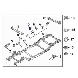 Jeep OE - Rear Right Lower Suspension Control Arm Bracket