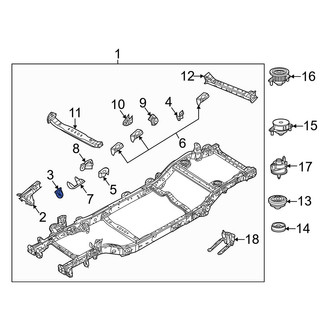Jeep OE - Front Right Suspension Track Bar Bracket