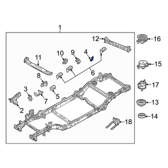 Jeep OE - Rear Suspension Track Bar Bracket