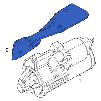 Jeep OE - Starter Heat Shield