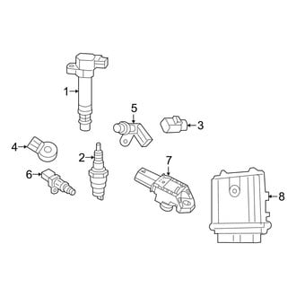 Jeep OE - Electrical - Ignition System (Rubicon / Sport / Sport S / Unlimited Rubicon / Unlimited Sahara / Unlimited Sport / Unlimited Sport S 2.0L)