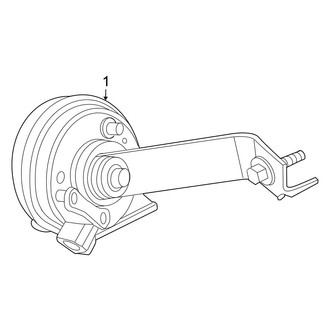 Jeep OE - Electrical - Horn (Rubicon / Sport / Sport S / Unlimited Moab / Unlimited Rubicon / Unlimited Sahara / Unlimited Sport / Unlimited Sport S)