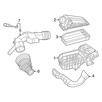 Jeep OE - Engine - Air Intake (2.0L)