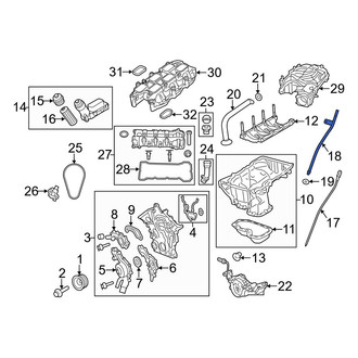 Jeep OE - Engine Oil Dipstick Tube