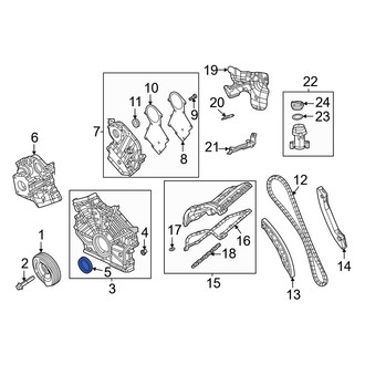 Jeep OE - Lower Engine Timing Cover Seal