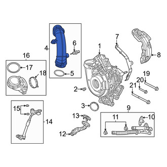 Jeep OE - Turbocharger Outlet Tube