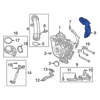Jeep OE - Turbocharger Mount Heat Shield