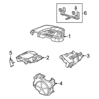 Jeep OE - Engine Appearance Cover (3.0L)
