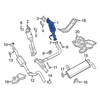 Jeep OE - Right Catalytic Converter