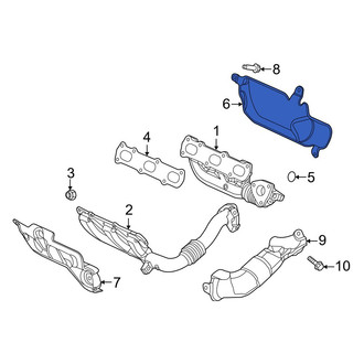 Jeep OE - Right Exhaust Manifold Heat Shield
