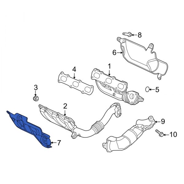 Exhaust Manifold Heat Shield