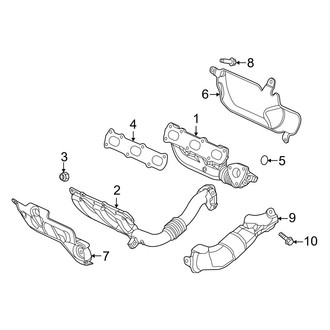 Jeep OE - Exhaust System - Exhaust Manifold (3.0L)