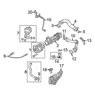 Jeep OE - Exhaust Gas Recirculation (EGR) Tube Seal