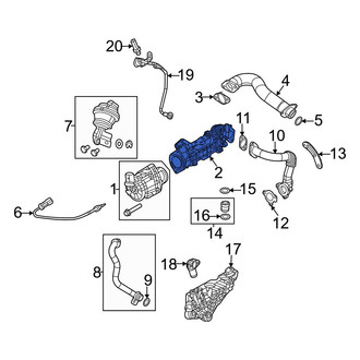Jeep OE - Exhaust Gas Recirculation (EGR) Cooler