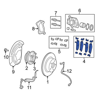 Jeep OE - Front Disc Brake Pad Set