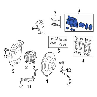 Jeep OE - Front Left Disc Brake Caliper