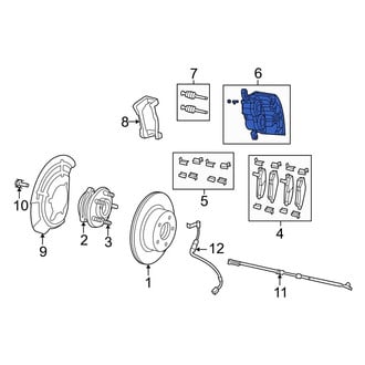 Jeep OE - Front Right Disc Brake Caliper