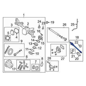 Jeep OE - Front Right Drive Axle Shaft