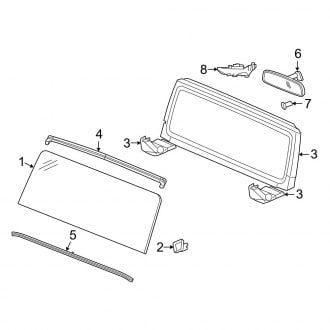 2021 Jeep Wrangler OEM Glass | Windshields, Door Glass — CARiD.com