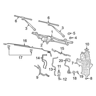 Jeep OE - Windshield - Wiper & Washer Components