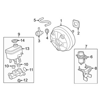 Jeep OE - Power Brake Booster Vacuum Pump